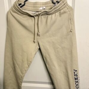 Aritzia TNA Tranquility Natural Aromatherapy Ivory Joggers Womens - Size XS